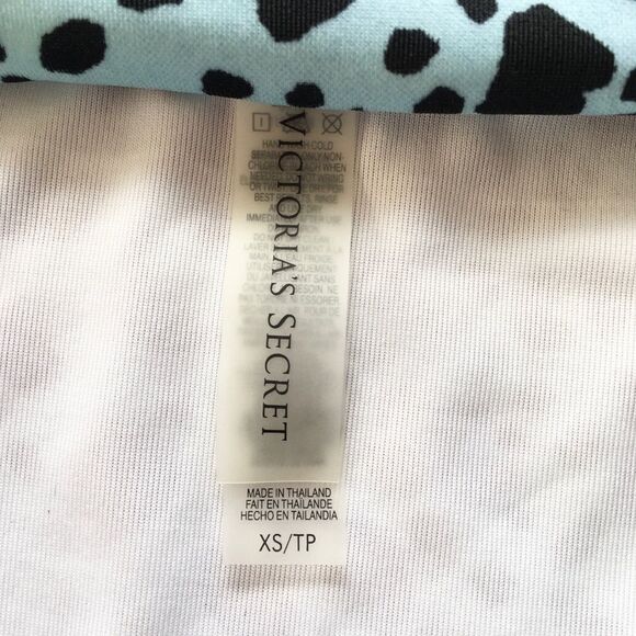 🆕Victoria’s Secret Swim Leopard Print Blue Bikini Bottom - Picture 3 of 5